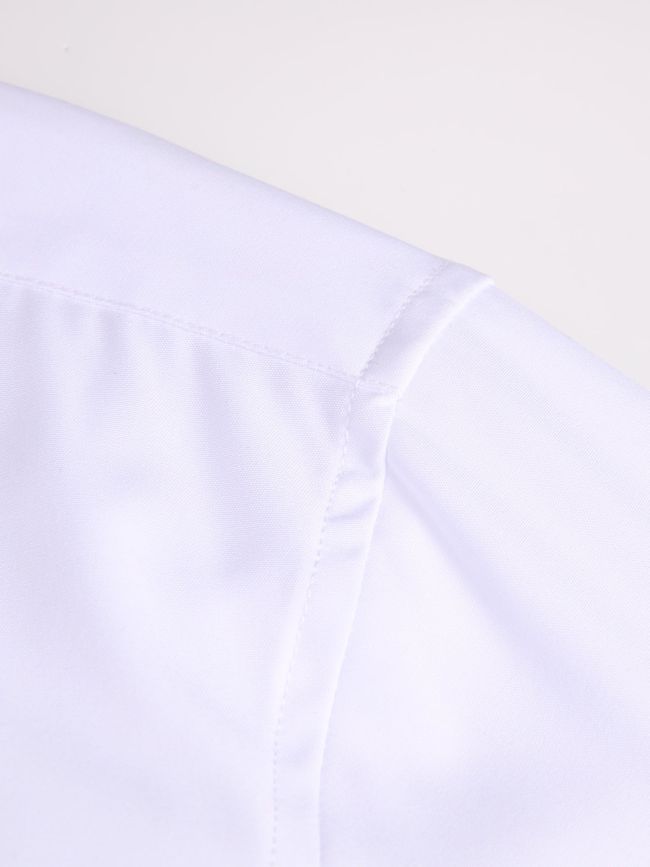 Long Sleeve Contrast Dress Shirt