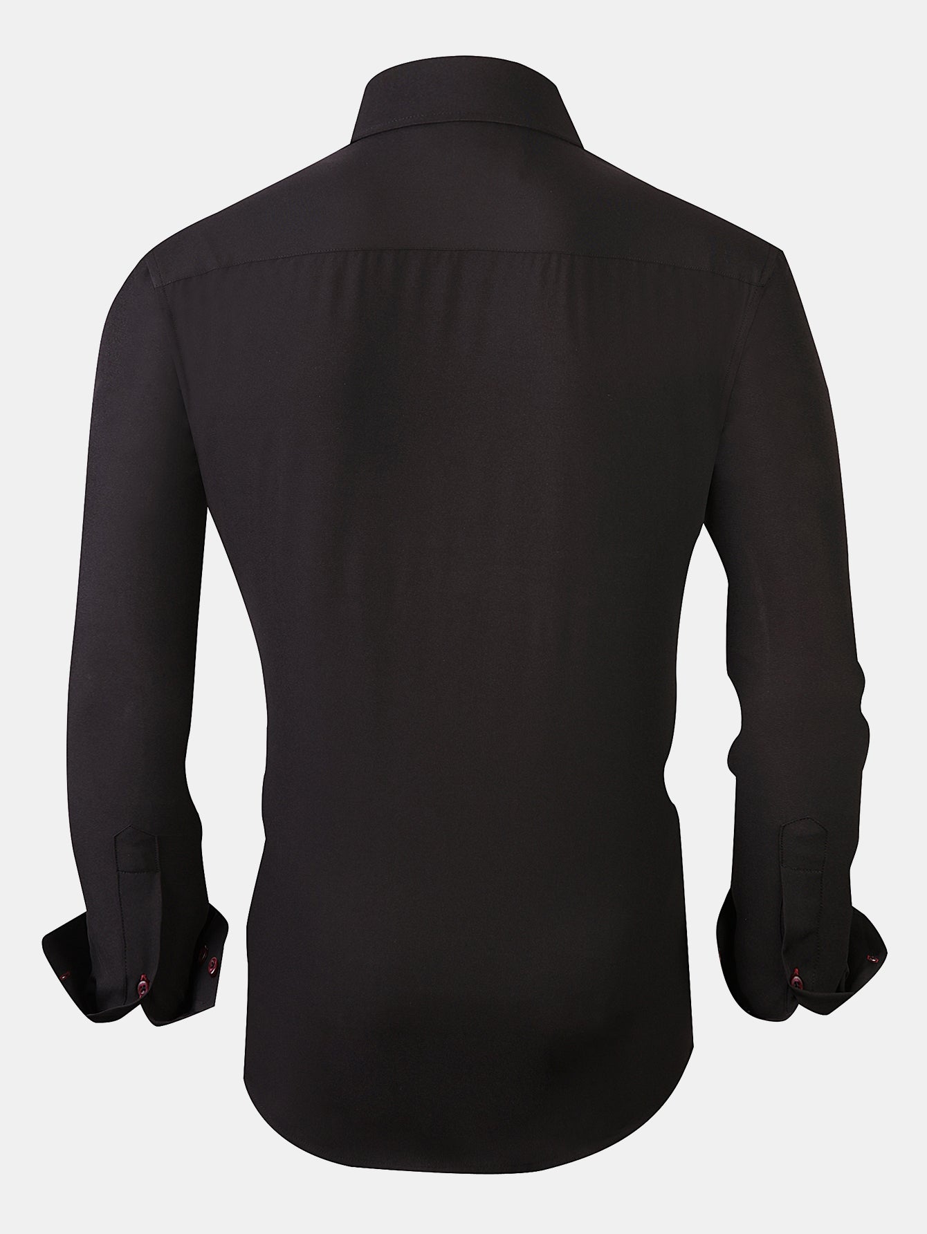 Long Sleeve Contrast Dress Shirt
