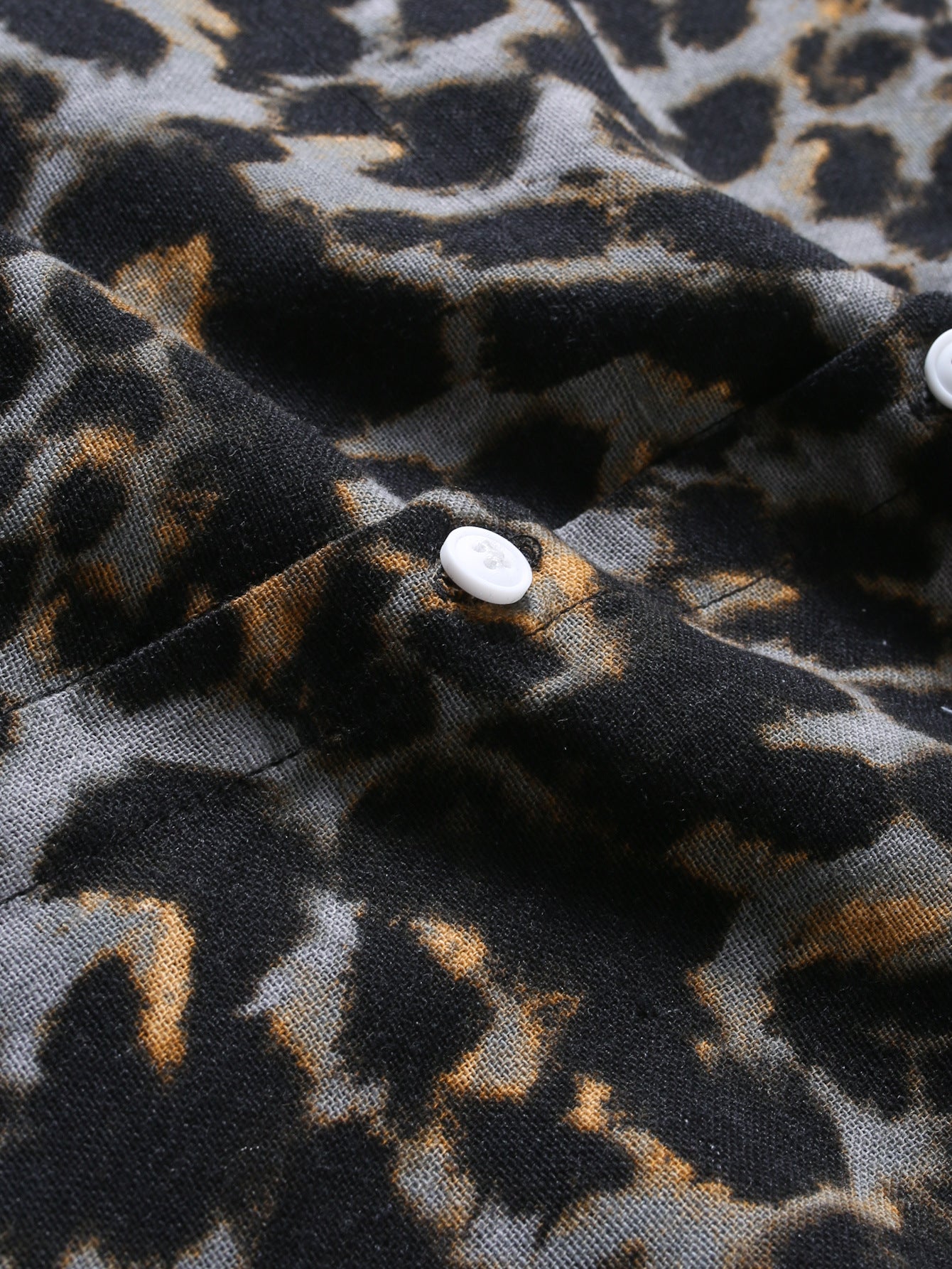 Leopard Print Button Up Shirt