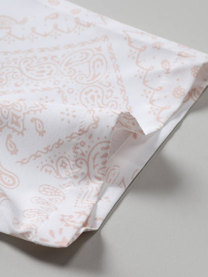 Paisley Print Button Up Shirt