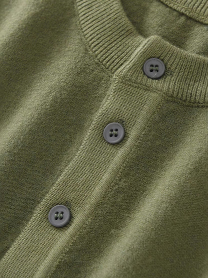 Short Sleeve Knit Henley Shirt
