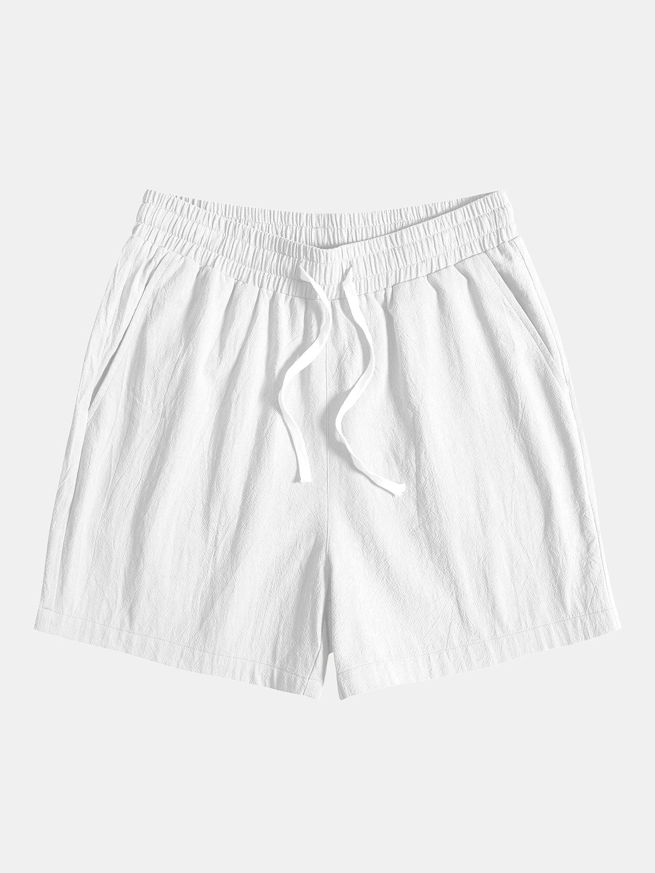 Textured Cotton 5" Shorts