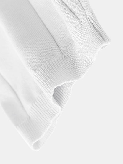 Ribbed Knit T-Shirt