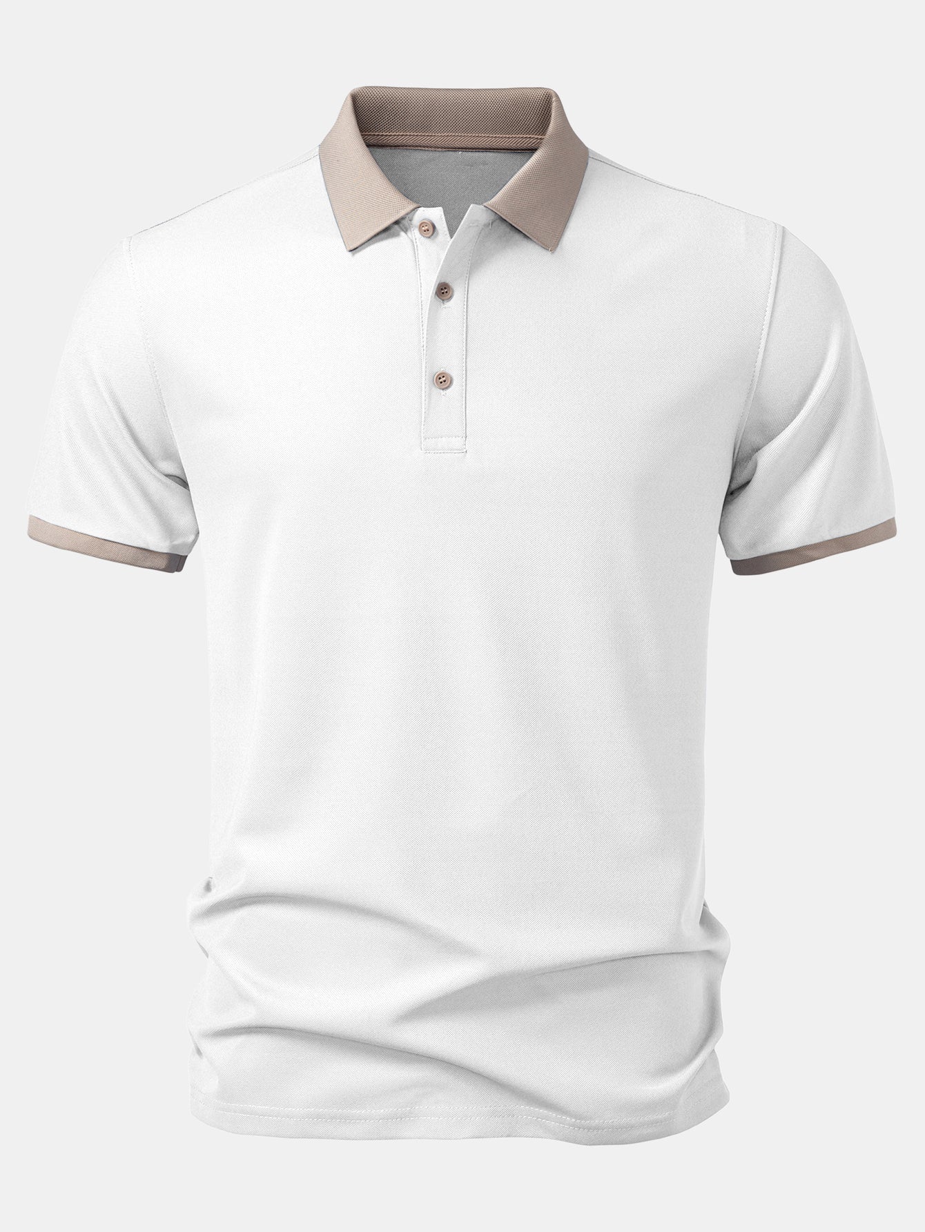 Contrast Collar Polo