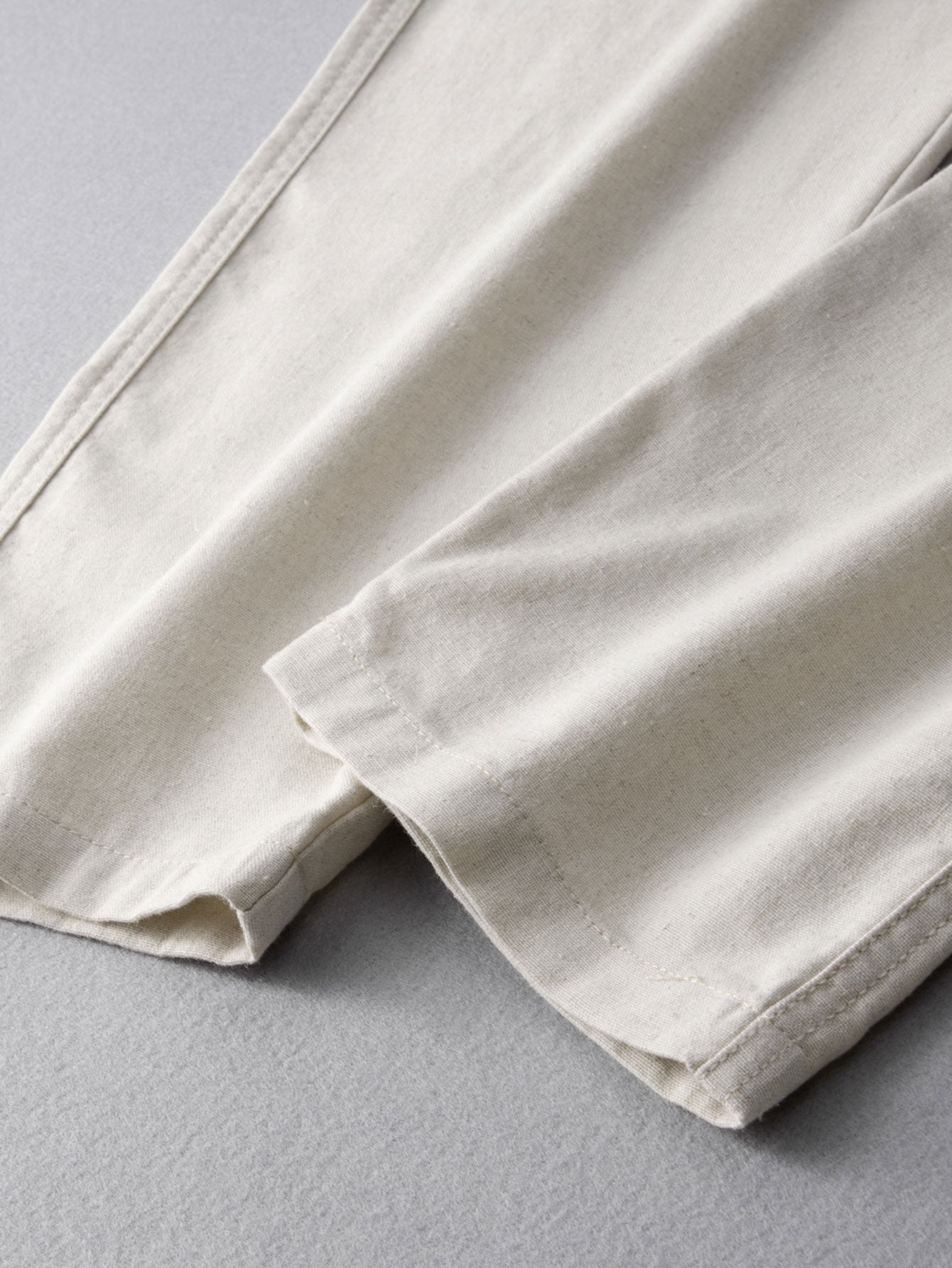 Straight Leg Linen Pants