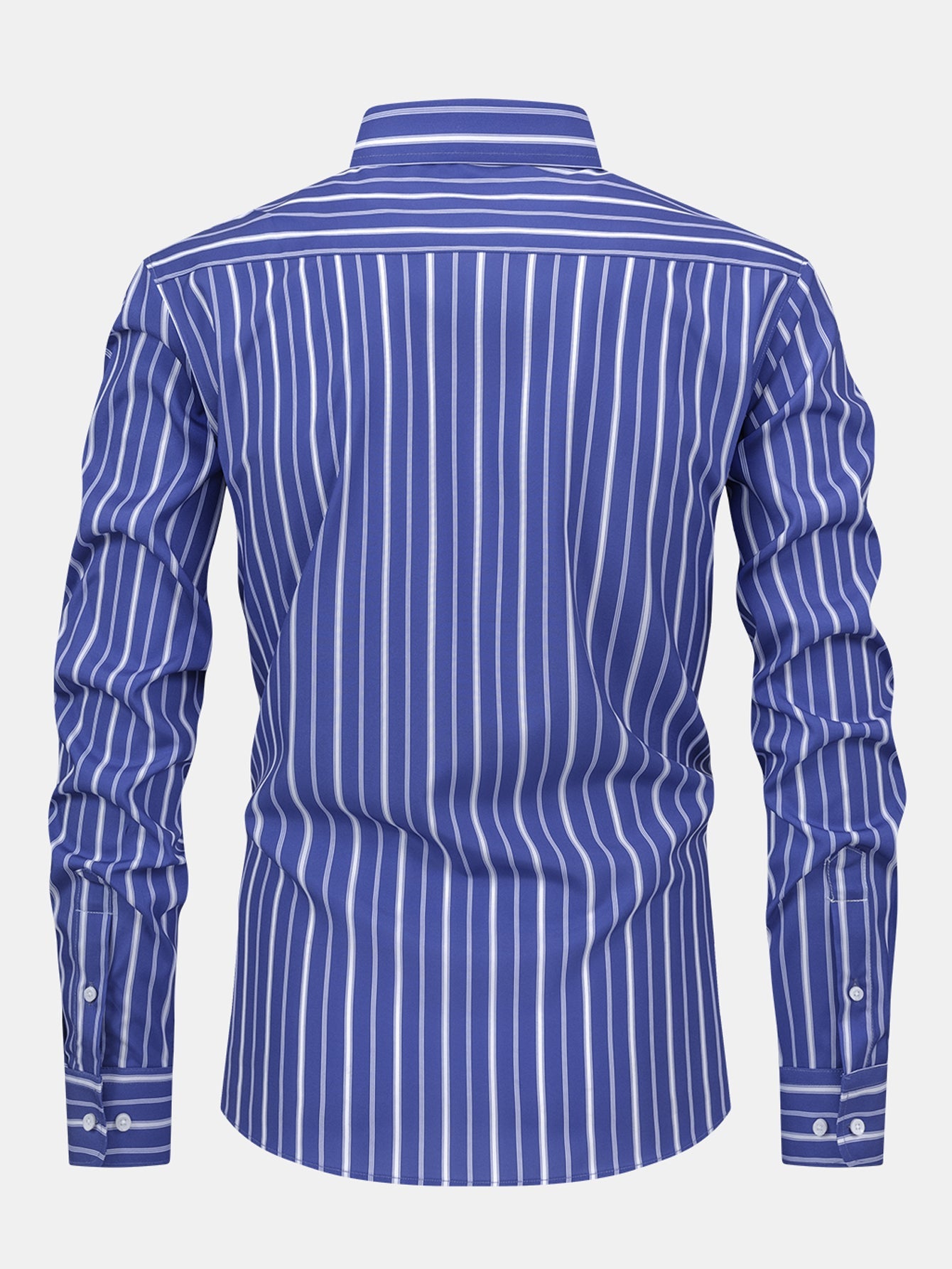 Long Sleeve Stripe Button Up Shirt