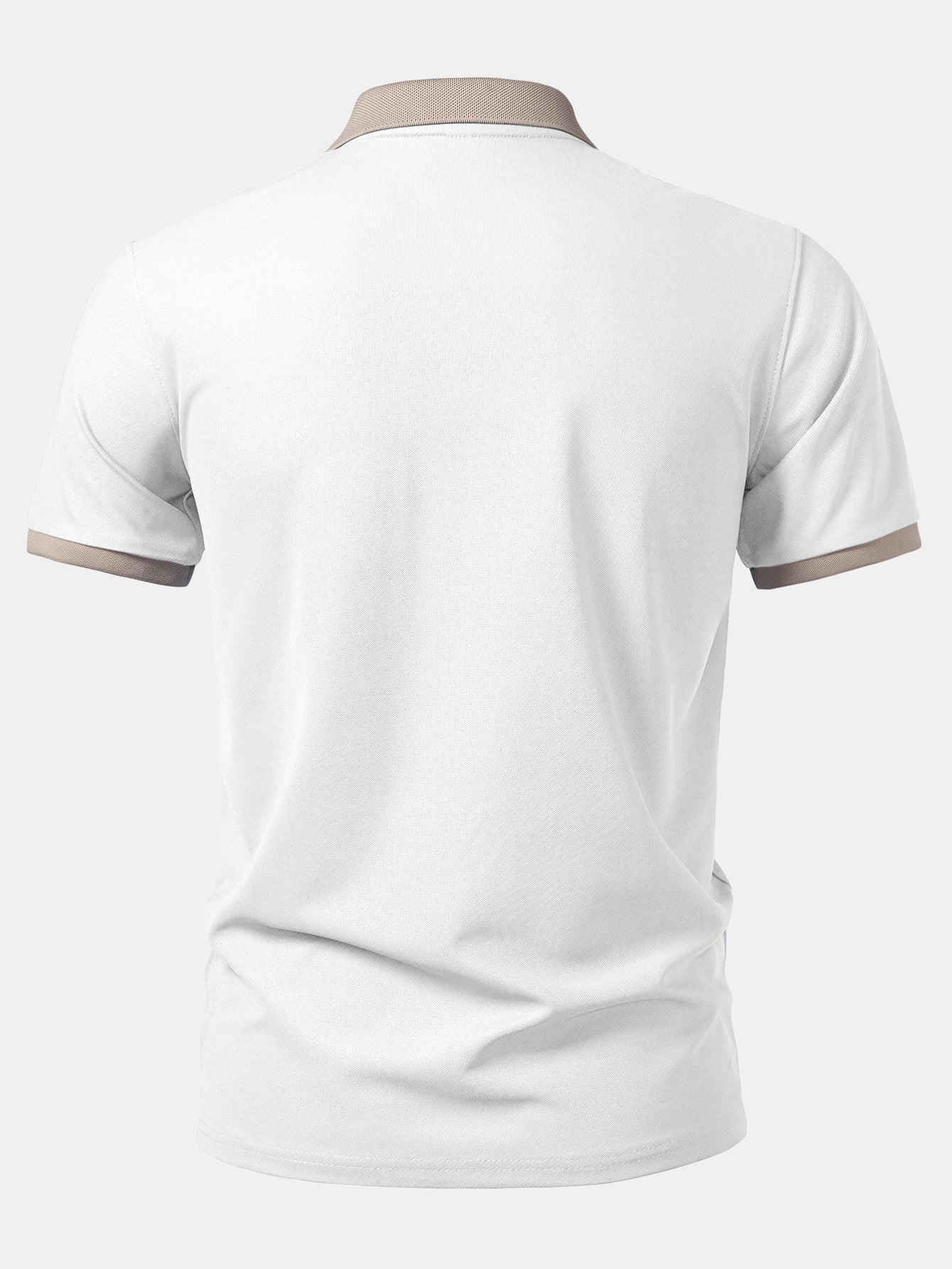 Contrast Collar Polo