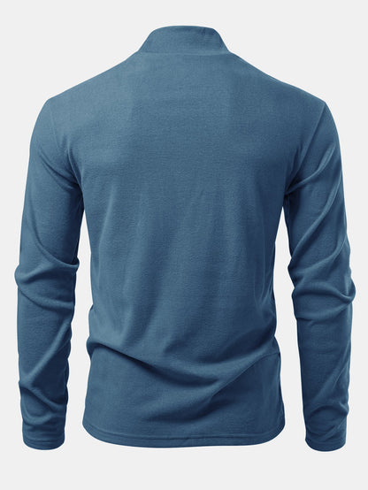 Long Sleeve Mock Neck T-Shirt