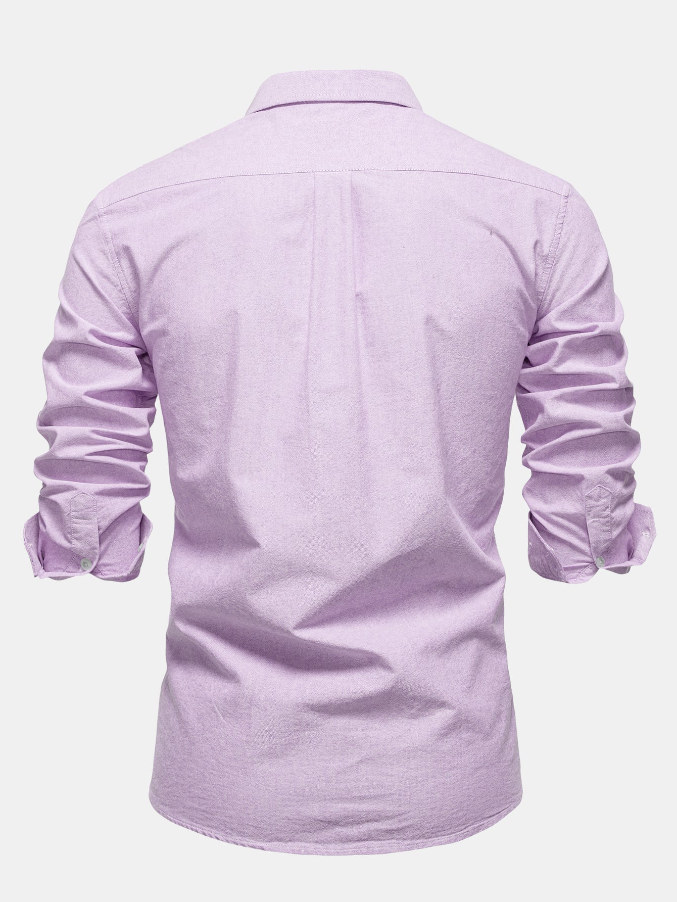 Cowboy Embroidery Cotton Oxford Button Up Shirt
