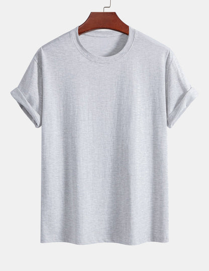 5 Pieces Basic Regular Fit Cotton T-Shirts
