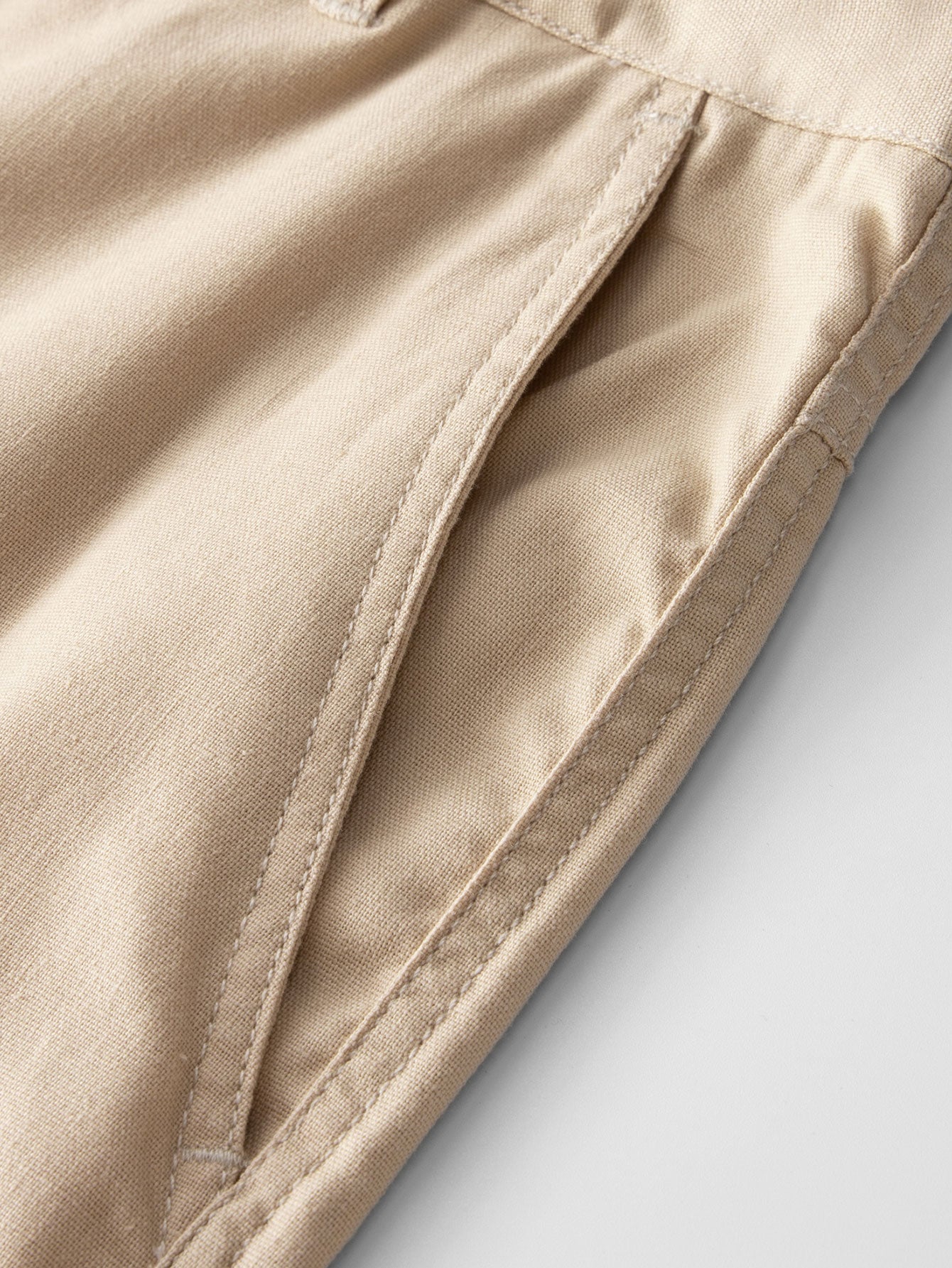 Linen Cotton Blend 11" Shorts