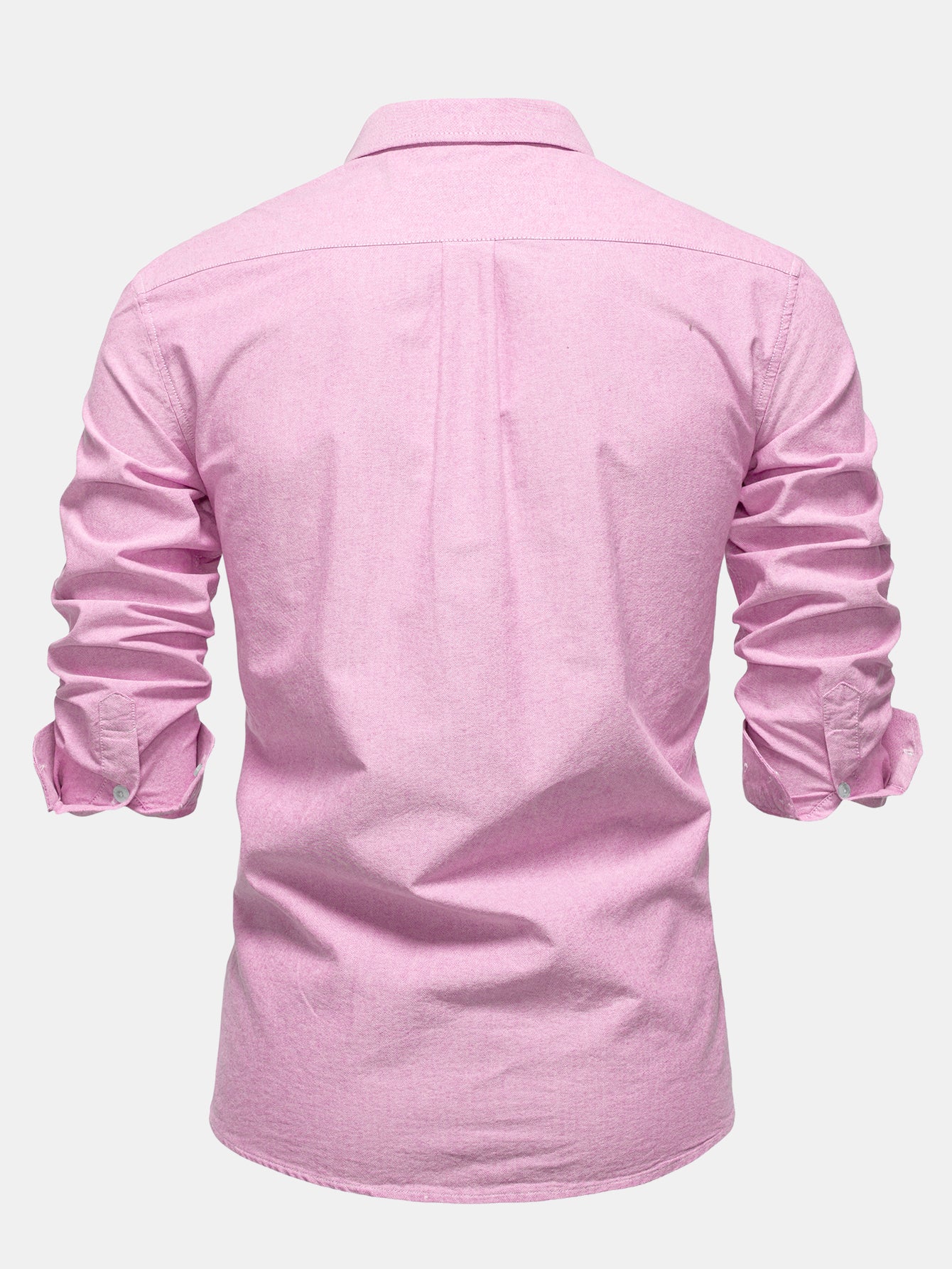 Cowboy Embroidery Cotton Oxford Button Up Shirt