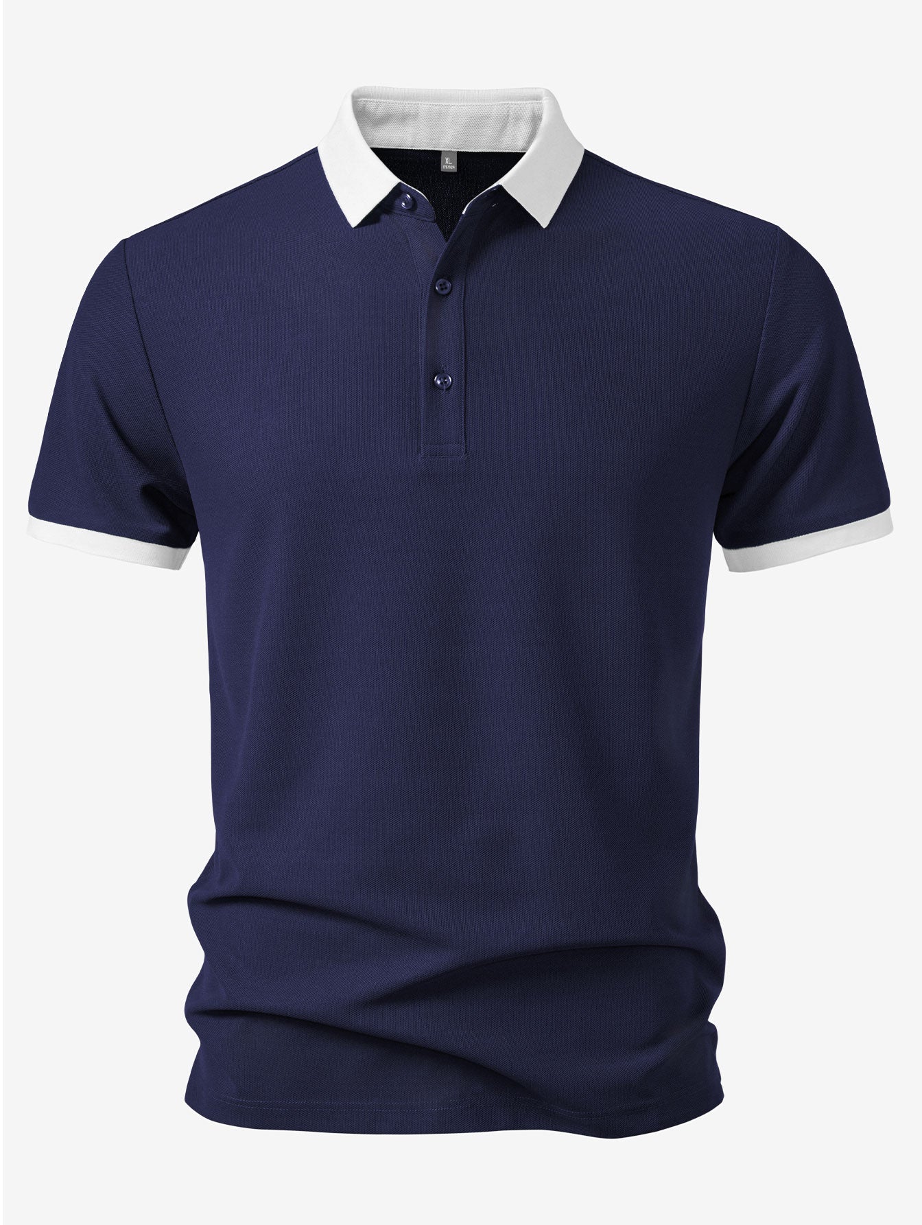 Contrast Collar Polo