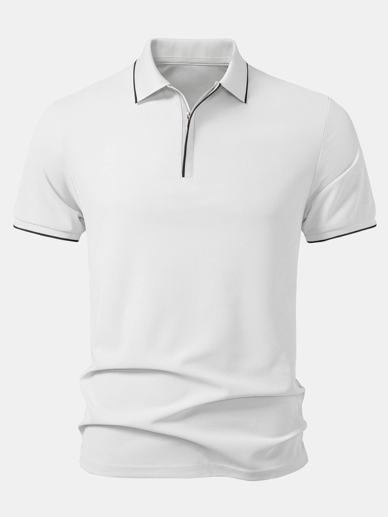 Covered-Zip Polo