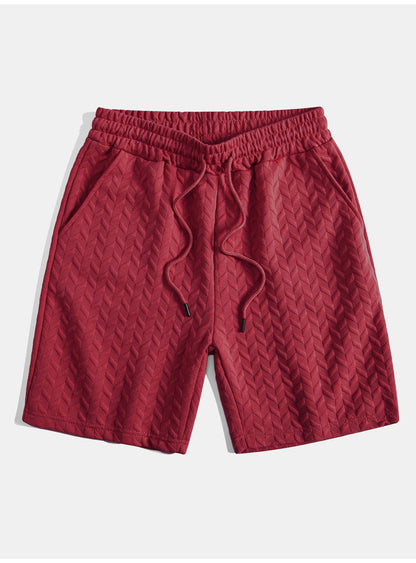3 Pieces Geometric Jacquard Shorts