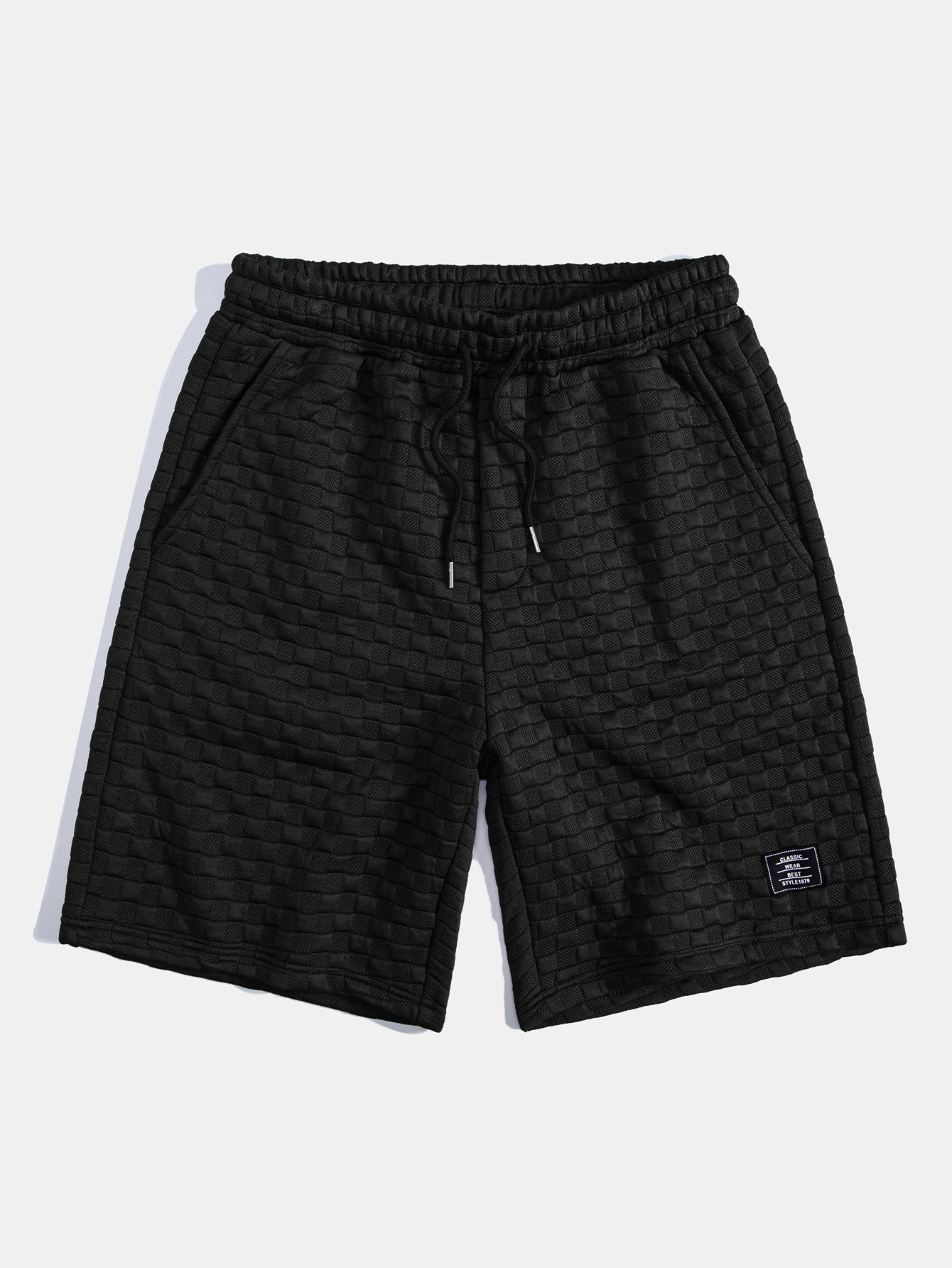 Checkerboard Jacquard Shorts