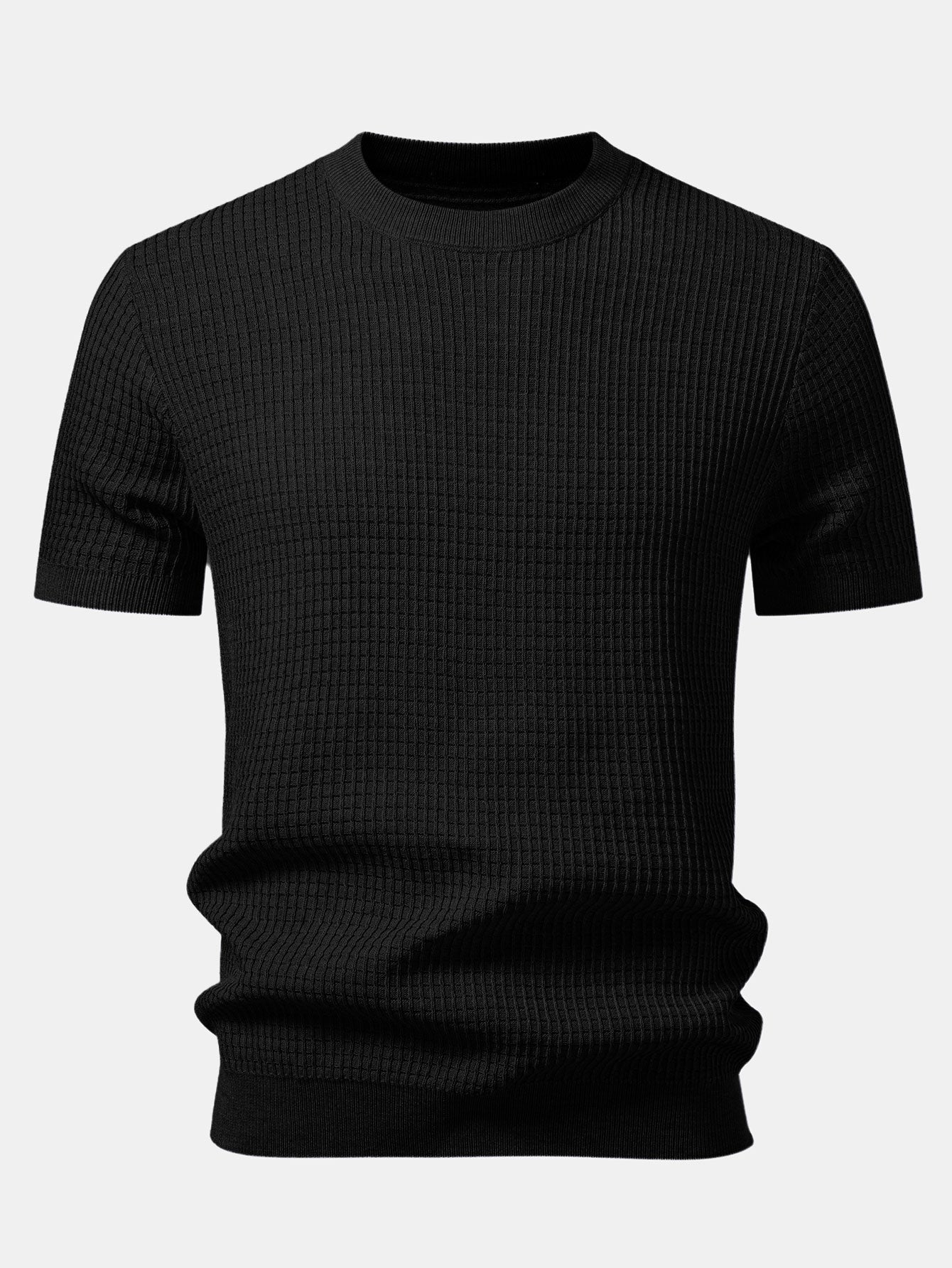 Waffle Knit T-Shirt