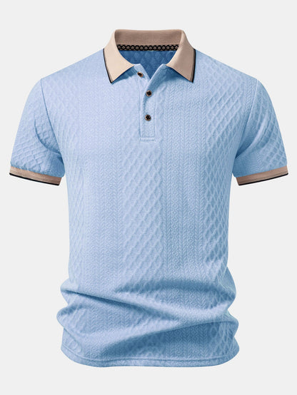 Geometry Jacquard Polo