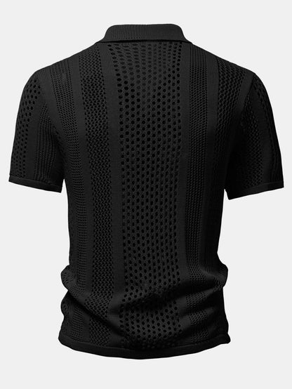 Crocheted Button Up Shirt