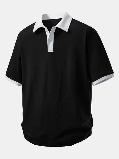 Relax Fit Contrast Cotton Polo