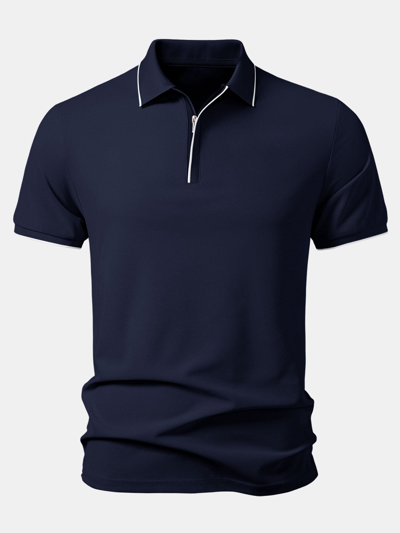 Covered-Zip Polo