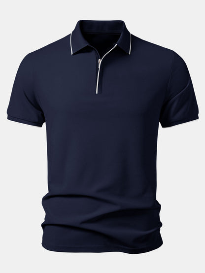 Covered-Zip Polo