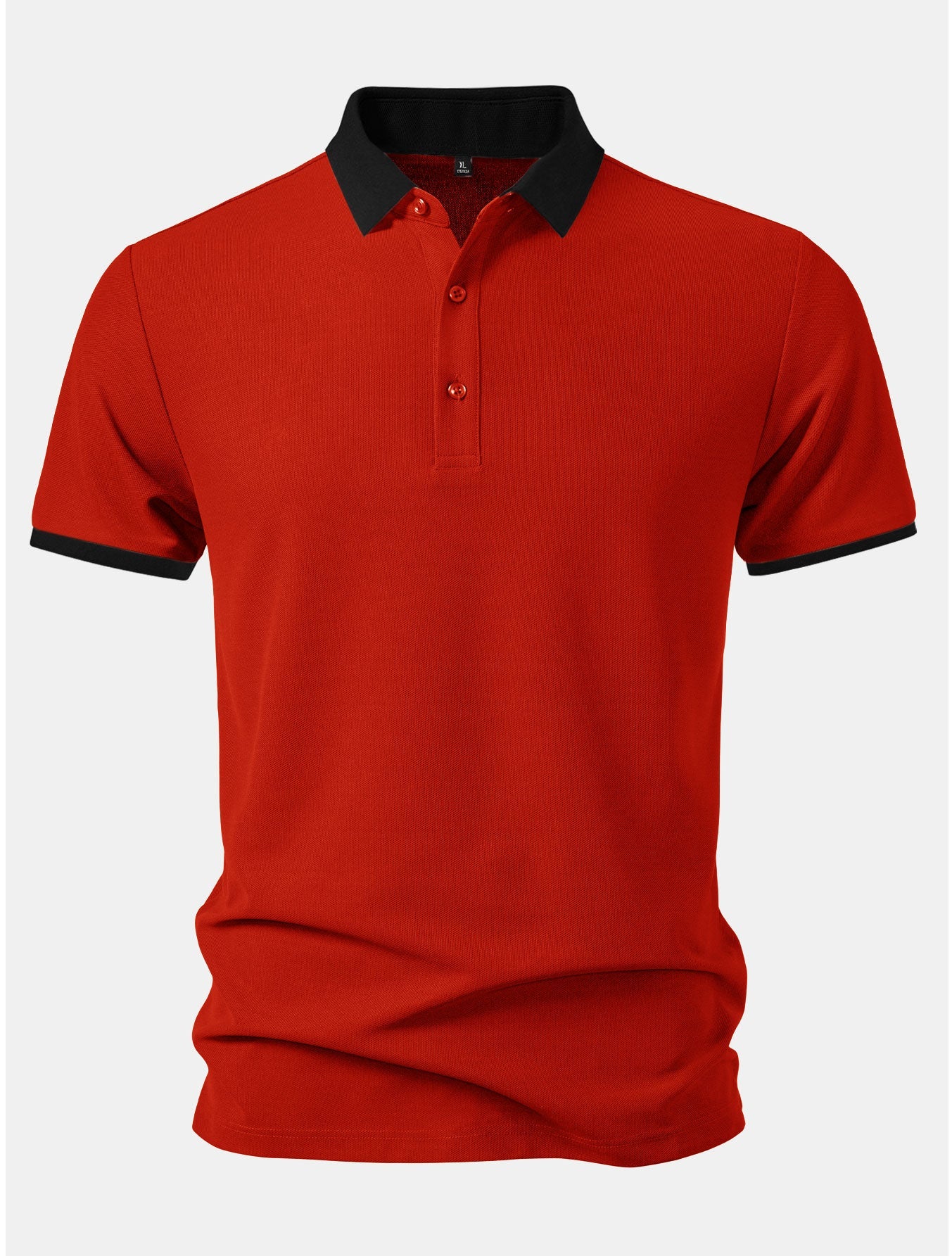 Contrast Collar Polo