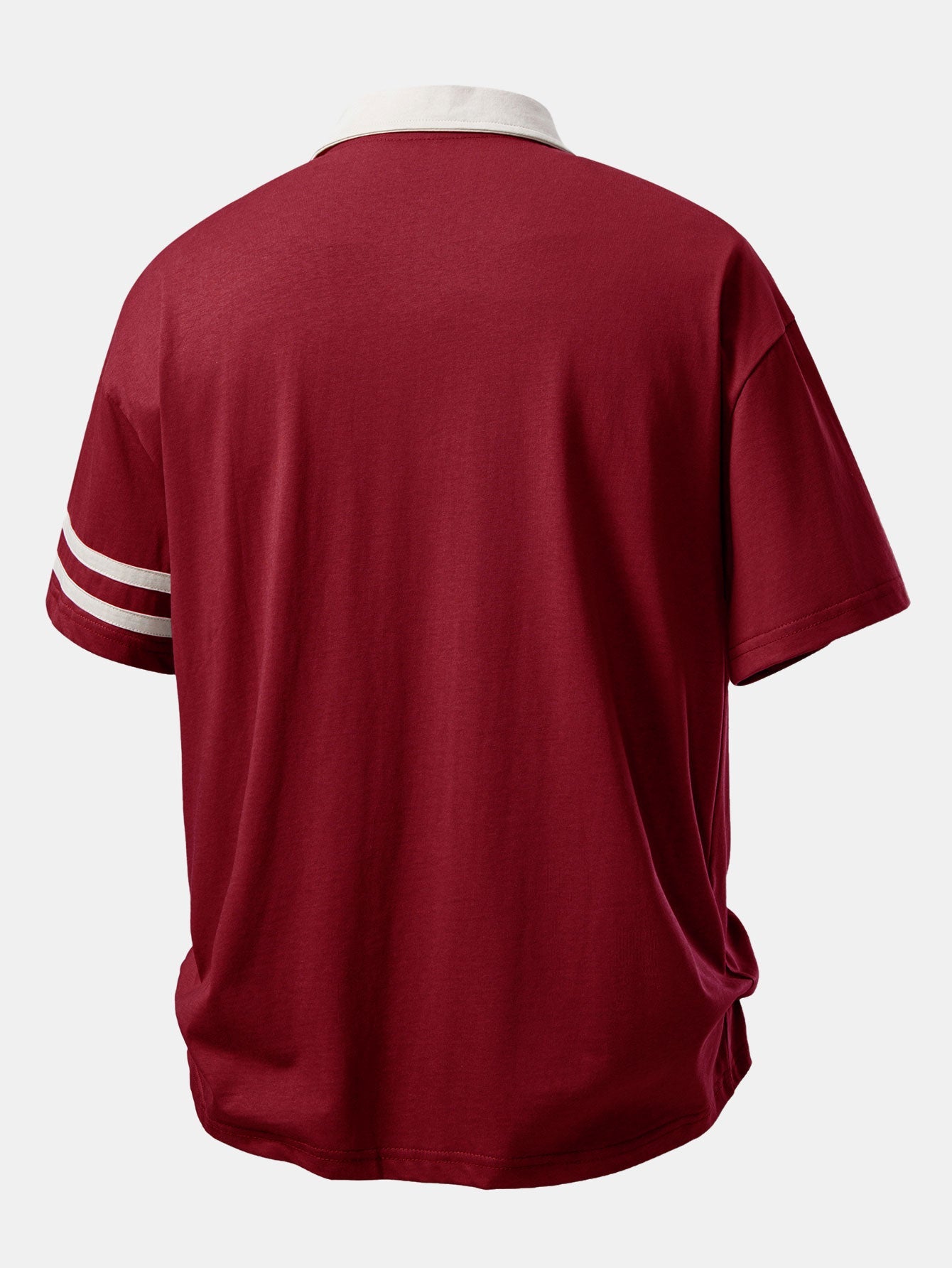 Relax Fit Contrast Collar Polo Shirt