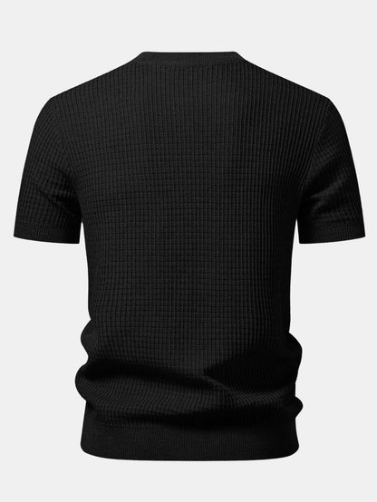 Waffle Knit T-Shirt