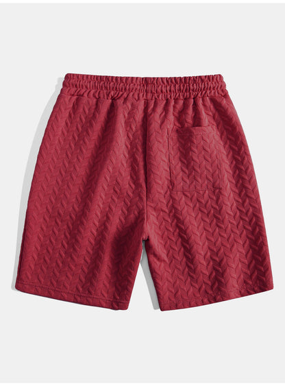 3 Pieces Geometric Jacquard Shorts