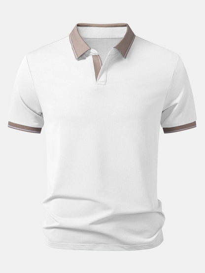 Contrast Johnny Collar Polo