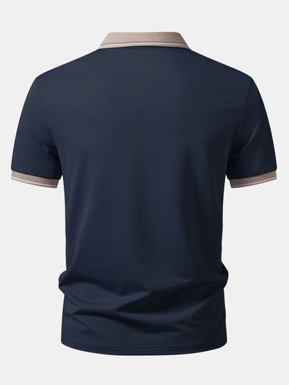 Contrast Johnny Collar Polo