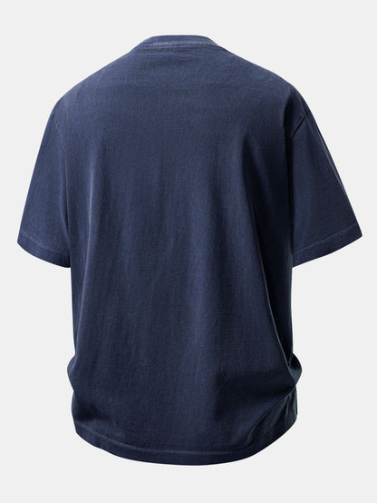Relax Fit Heavyweight Washed Drop Shoulder T-Shirt