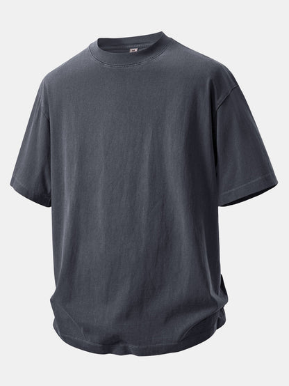 Relax Fit Heavyweight Washed Drop Shoulder T-Shirt