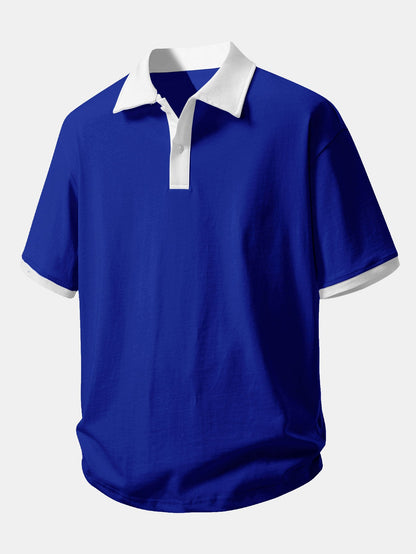 Relax Fit Contrast Cotton Polo