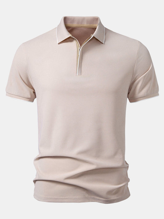 Covered-Zip Polo