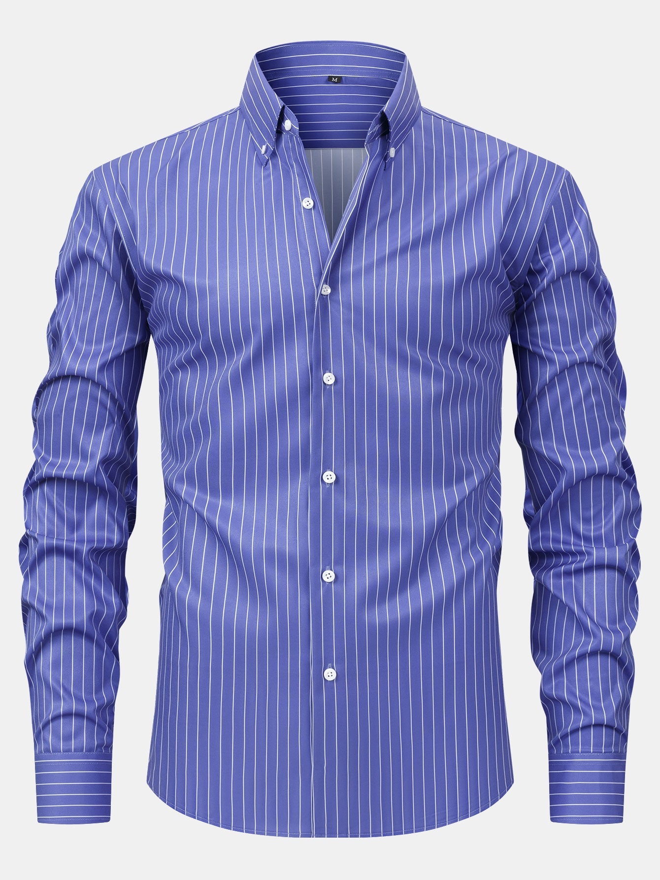 Long Sleeve Stripe Button Up Shirt