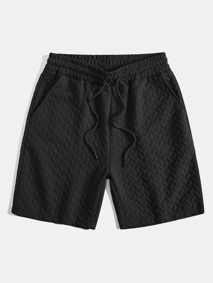 3 Pieces Geometric Jacquard Shorts