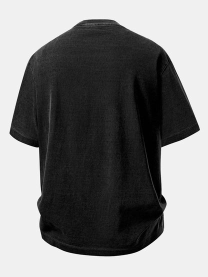 Relax Fit Heavyweight Washed Drop Shoulder T-Shirt