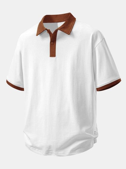 Relax Fit Contrast Cotton Polo