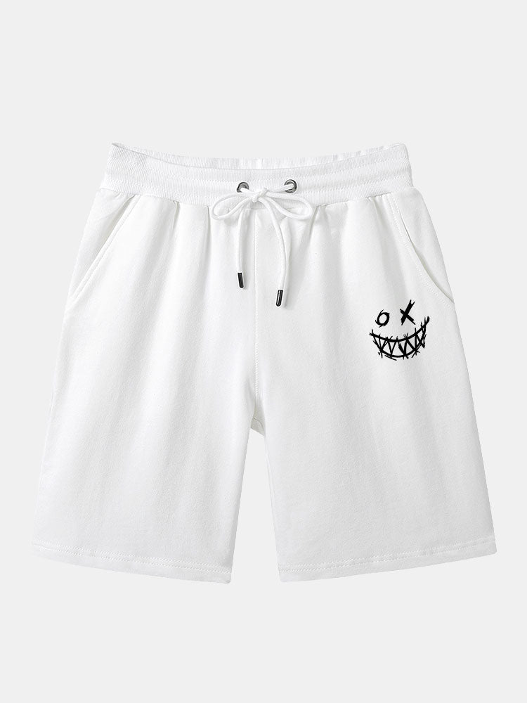 Grimace Print Mid Length Shorts
