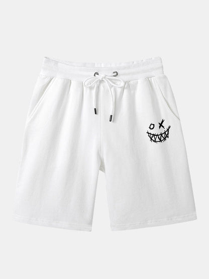 Grimace Print Mid Length Shorts