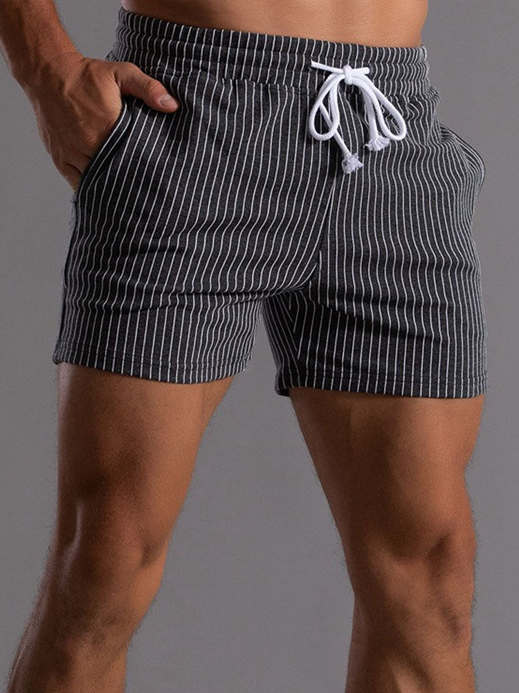 3 Pieces Striped Jersey 3" Shorts