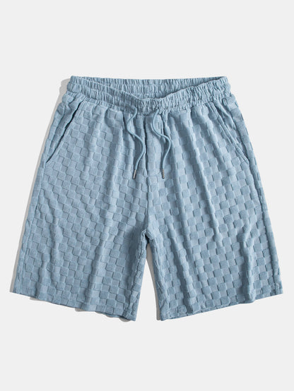 Checkerboard Towel Shorts