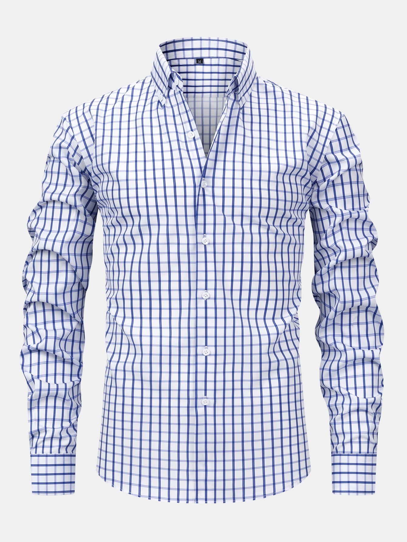 Long Sleeve Plaid Button Up Shirt