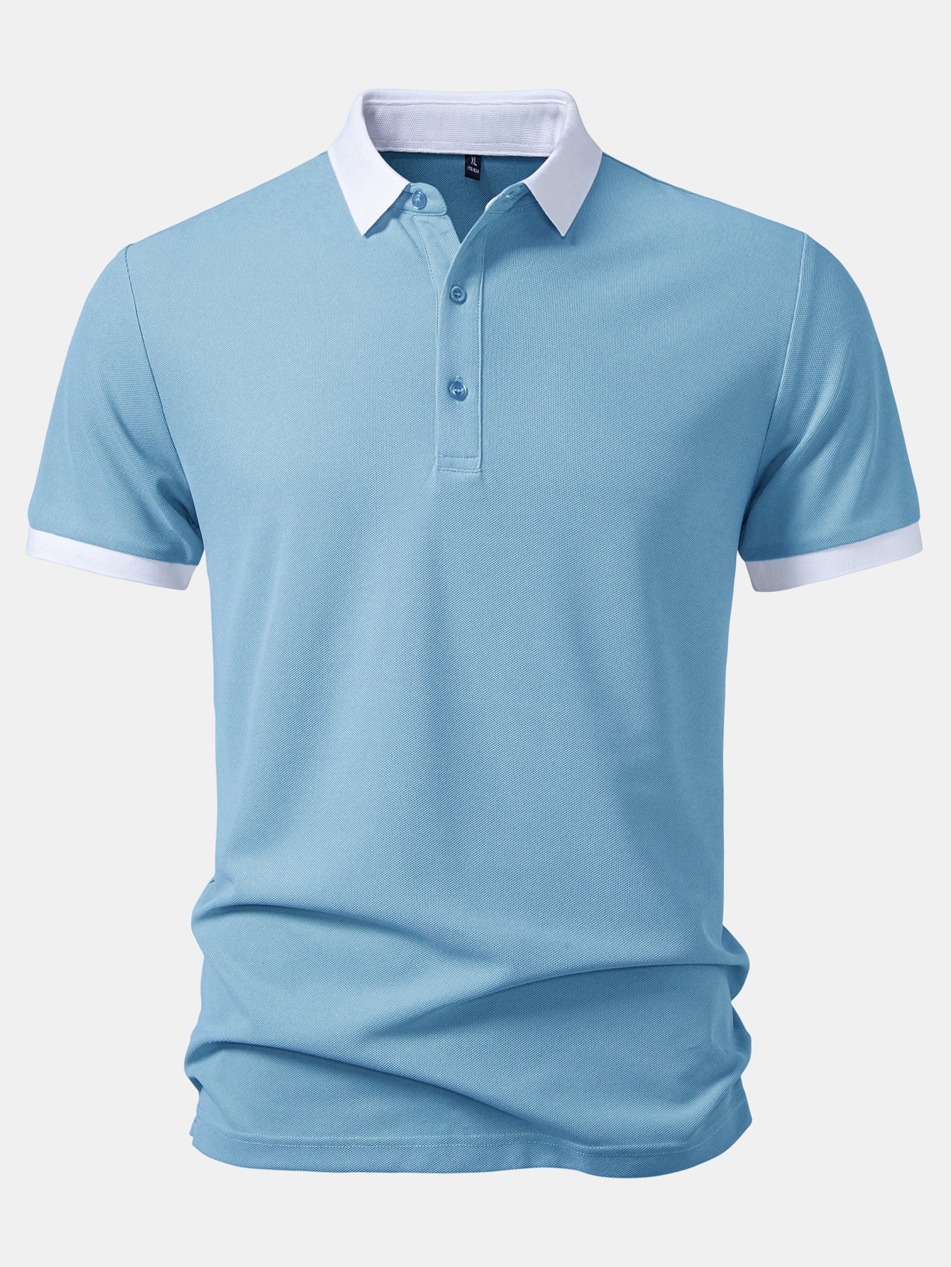 Contrast Collar Polo