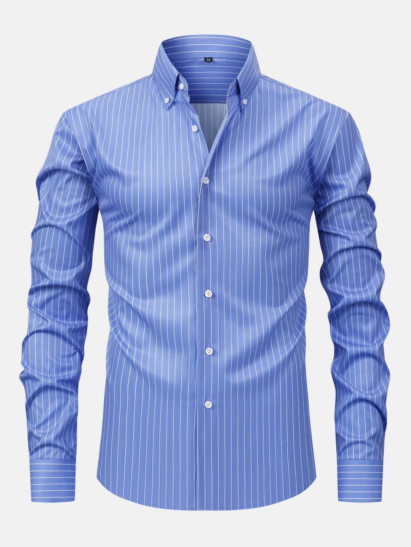 Long Sleeve Stripe Button Up Shirt