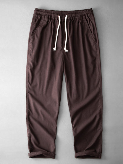Straight Leg Linen Pants