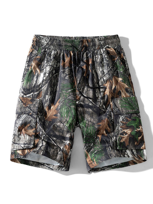 Forest Camouflage Cargo Shorts