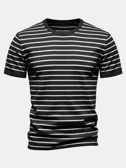 Stripe Knit T-Shirt